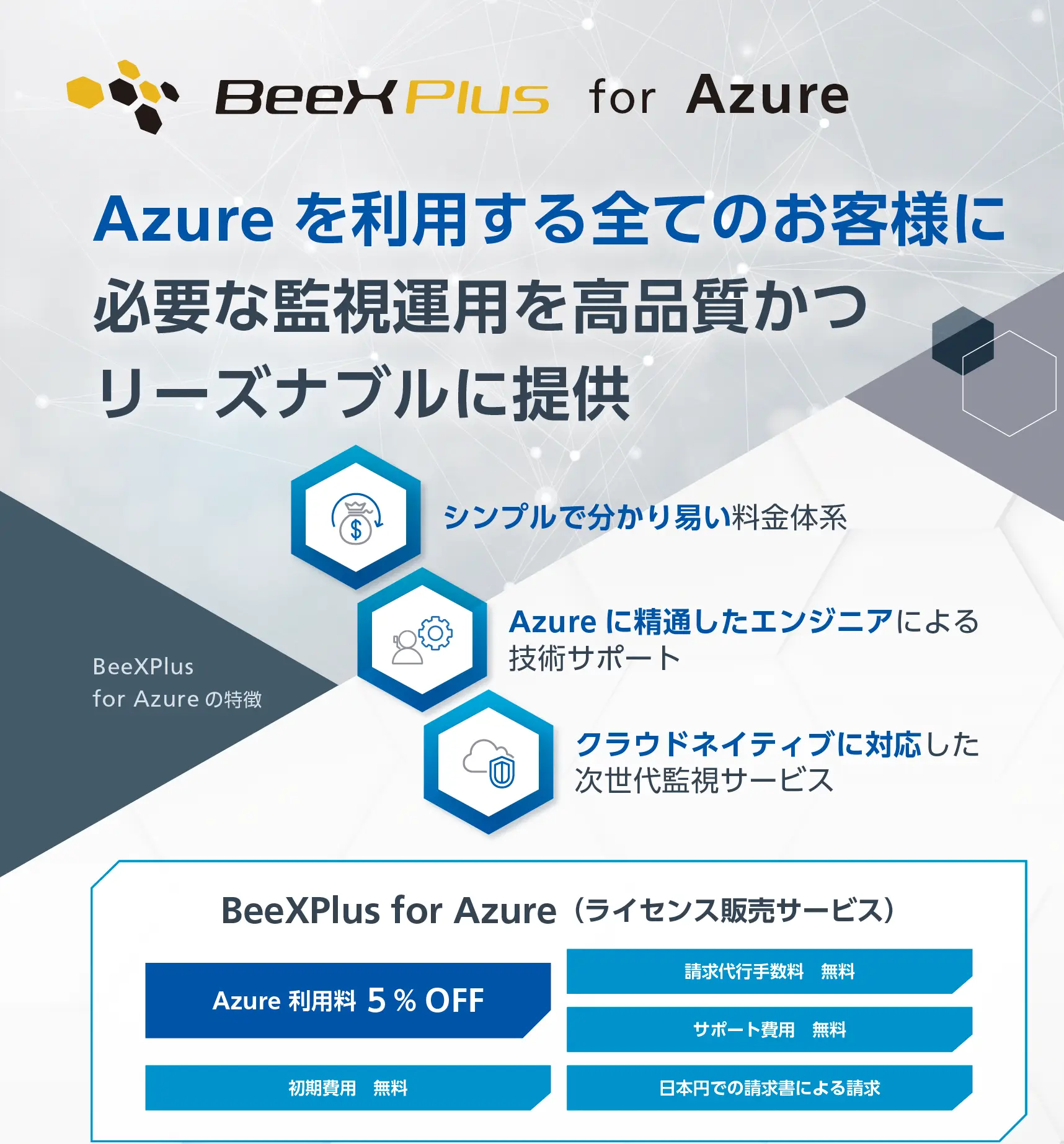 BeeXPlus for Azure紹介リーフレット